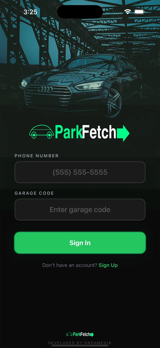 Residents app — Phone + garage code